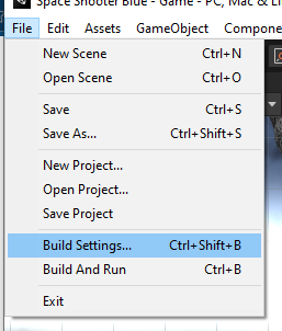 Open Build Settings